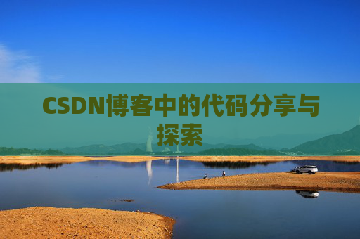 CSDN博客中的代码分享与探索